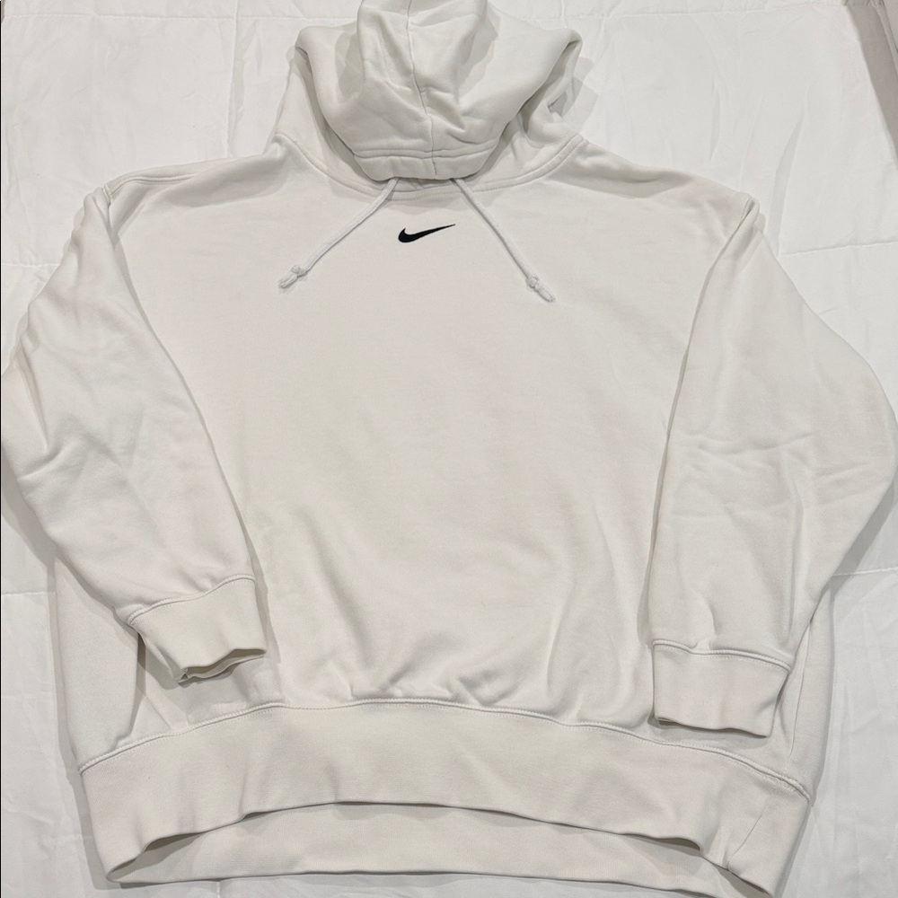 Nike Men's White Hoodie